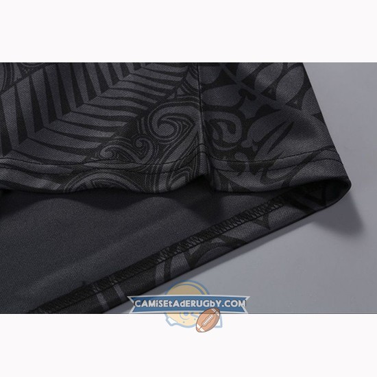 Camiseta Nueva Zelandia All Blacks Maori Rugby 100th Conmemorative